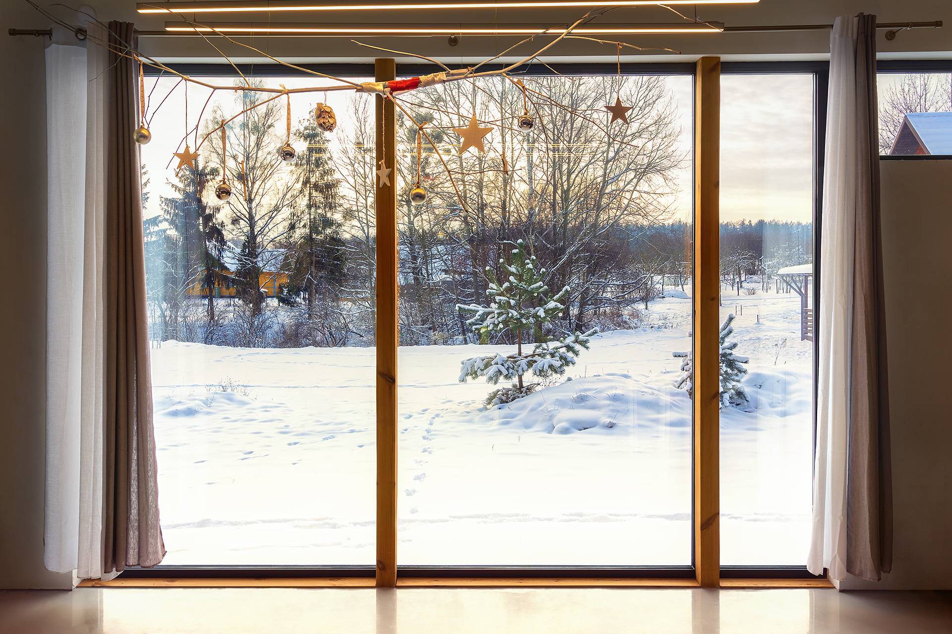 Французское окно ALT W72, цвет RAL 7024 категория Окна