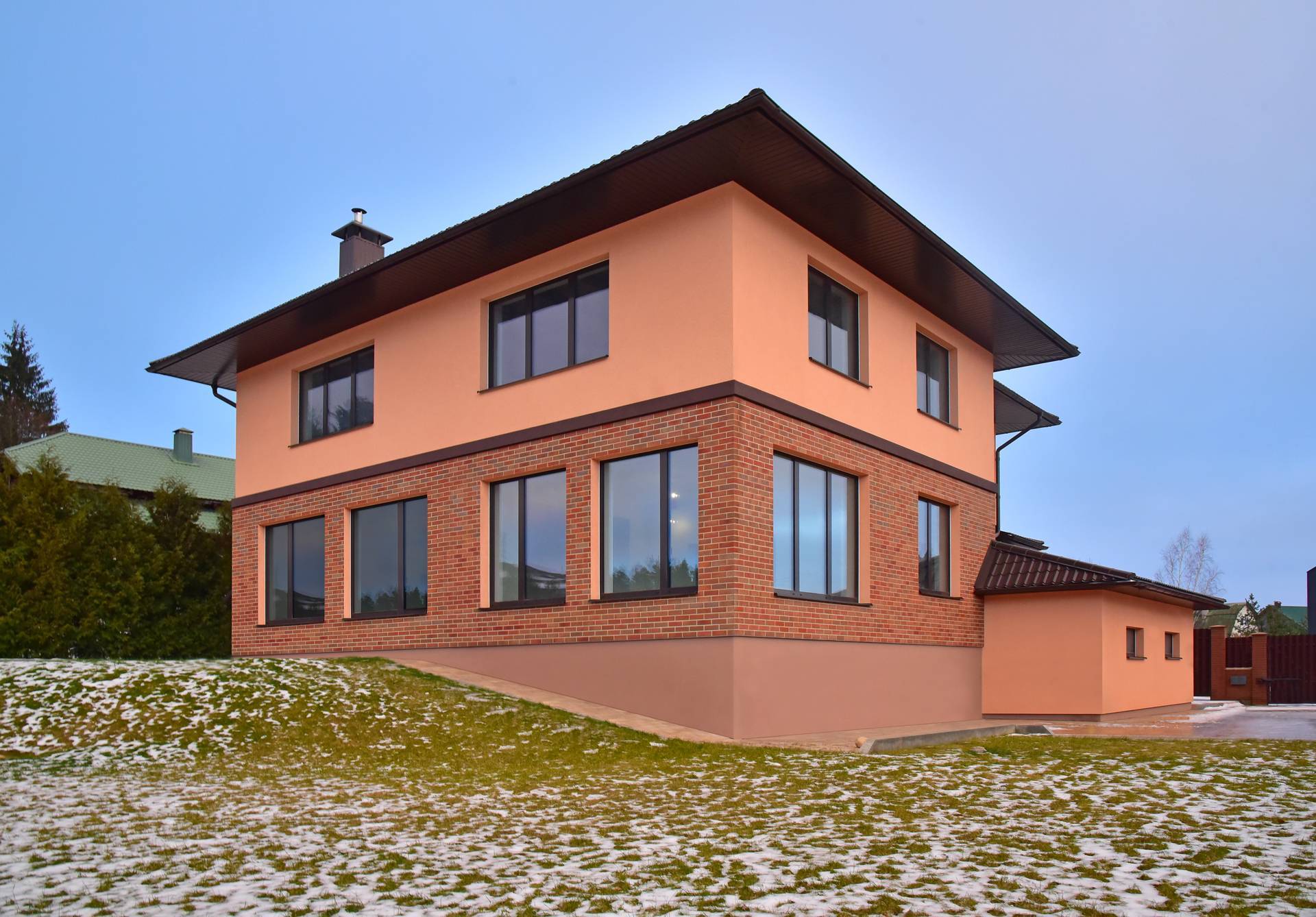 Окна со скрытой створкой ALT W72 HS, цвет RAL 8017 категория Окна