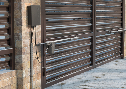 Комплект приводов для распашных ворот AN-Motors ATW-400KIT + фотоэлементы P5103