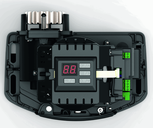 Привод для откатных ворот ALUTECH Roteo RTO‑500KIT + проводные фотоэлементы LM‑L + сигнальная лампа SL‑U + рейка ROA8 (5 шт.)