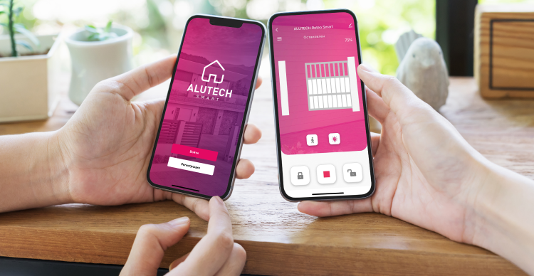 Умный привод для откатных ворот ALUTECH Roteo RTO-1000MKIT-Sm + беспроводные фотоэлементы LM-LB + Wi-fi модуль WM-Sm