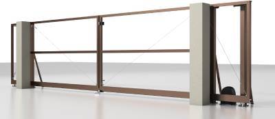 Распашные ворота без заполнения Распашные ворота без заполнения