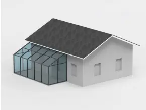 Пристройка с&nbsp;односкатной крышей