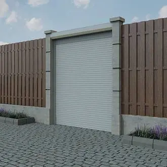 Рулонные ворота для въезда