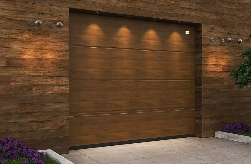 Эстетика древесины: «АЛЮТЕХ» представляет новые принты для цифровой печати на воротах